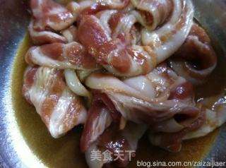 Pan-fried Vegetable Pork Roll recipe
