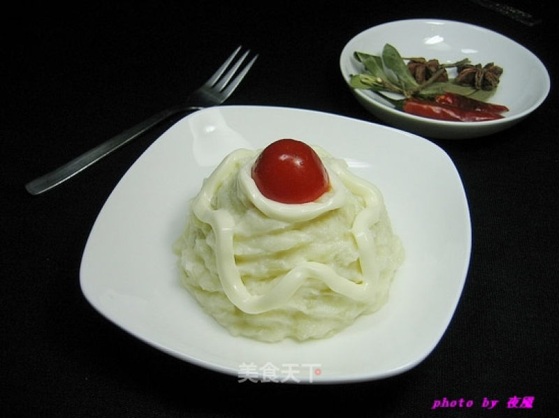 Milk Salad Mashed Potatoes recipe