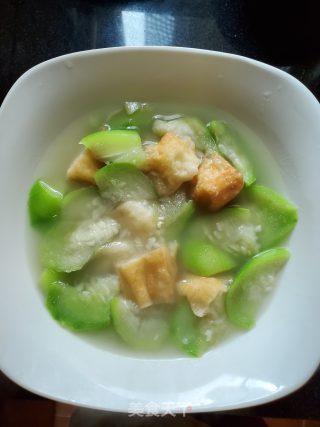 Loofah You Tiao Soup recipe