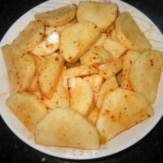Steamed Potato Chips with Meat recipe
