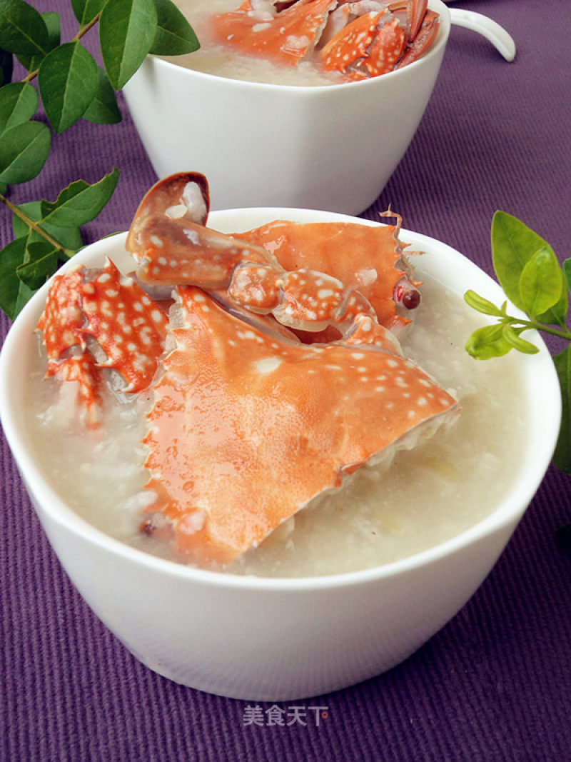 Double Rice Sea Crab Congee recipe