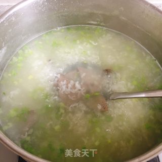 Celery Pork Liver Congee recipe