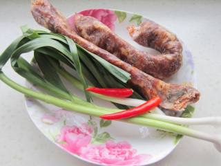 Diced Chinese Sausage and Sour Radish recipe