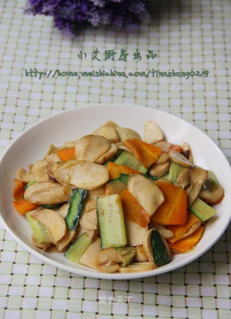 Pleurotus Eryngii in Oyster Sauce recipe