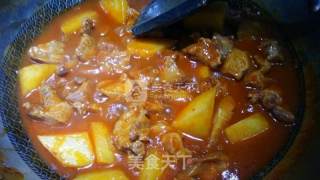 Stewed Beef Brisket with Russian Tomato and Potato recipe