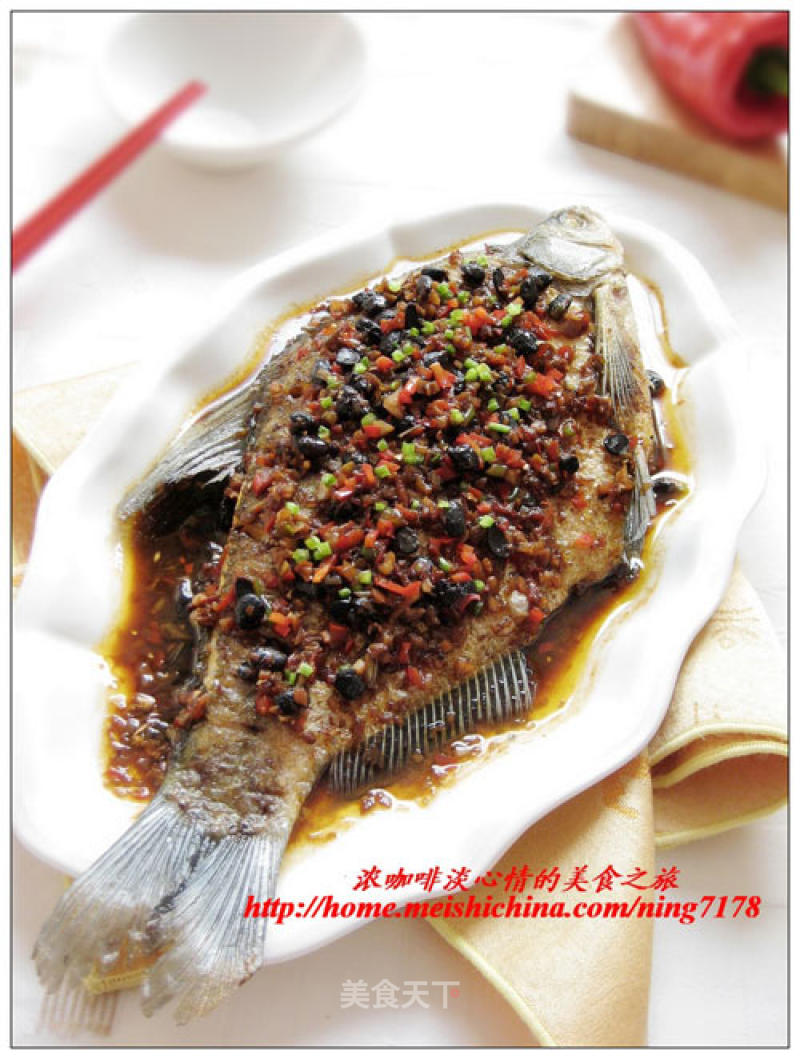 A Seafood Dish Suitable for Novice Banquets-wuchang Fish with Black Bean Sauce recipe