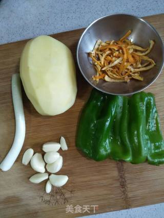 Orange Peel Potato Shreds recipe