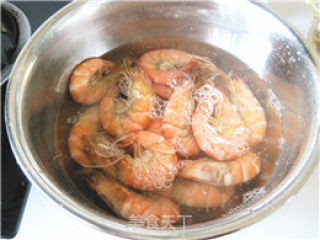 [trial Report of Chobe Series Products] ------boiled Shrimp with Mustard Salad Sauce recipe