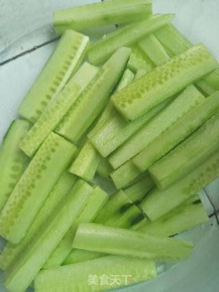 Cucumber with Fruit Vinegar recipe