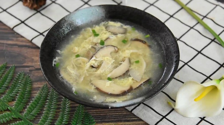 Double Mushroom Egg Soup recipe