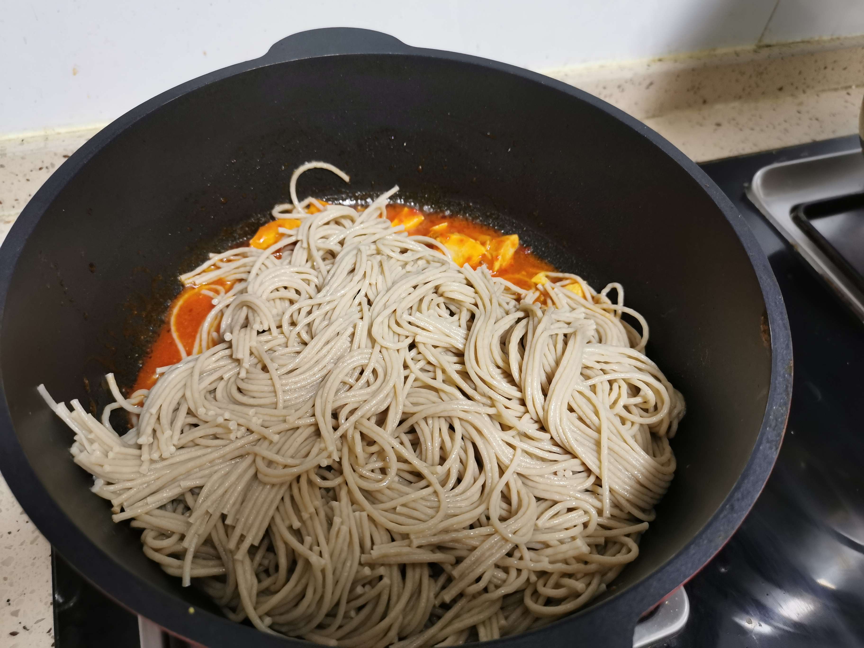 Chicken Cheese Naked Oat Noodles recipe