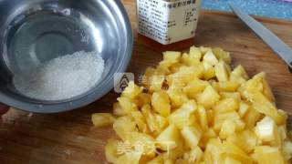 #aca兔子明星大赛#pineapple Pie Making Process Rosemary Lemon Tea recipe