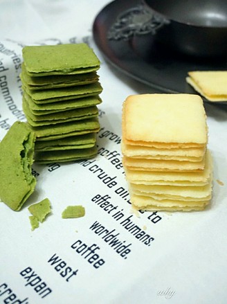 Matcha, Bai Qiao Double Flavor Lovers Biscuits recipe