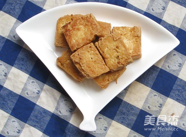 Fried Tofu with Moss Sticks recipe