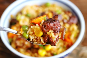 Braised Rice with Ribs in An Electric Rice Cooker that is So Delicious that You Must Learn recipe