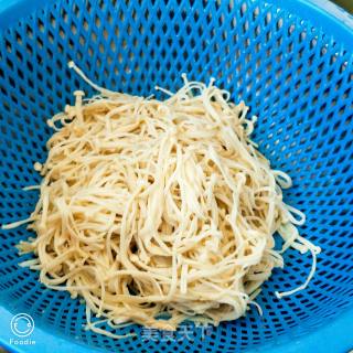 Cumin Spicy Enoki Mushroom recipe