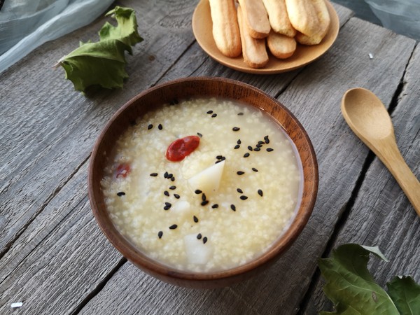 Millet Yam Porridge recipe