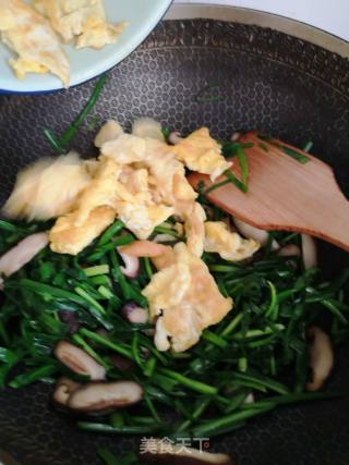Scrambled Eggs with Chives and Mushrooms recipe