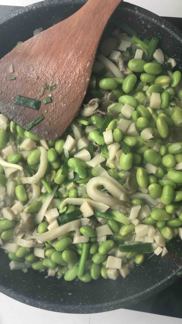 Mushroom Edamame recipe