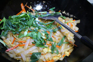 #懒人快手饭#fried Pho recipe