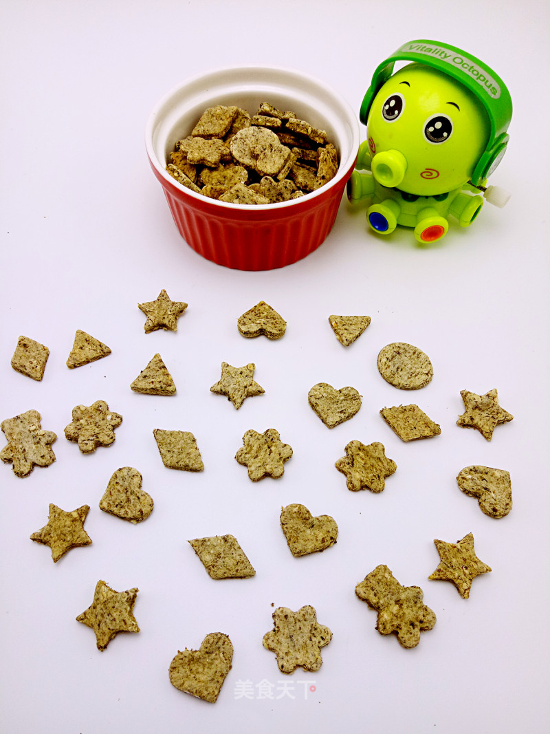 #aca烤明星大赛# Oatmeal Seaweed Molar Biscuits recipe