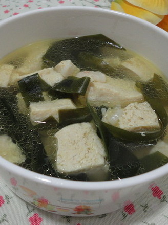 Pork Belly and Seaweed Frozen Tofu Soup