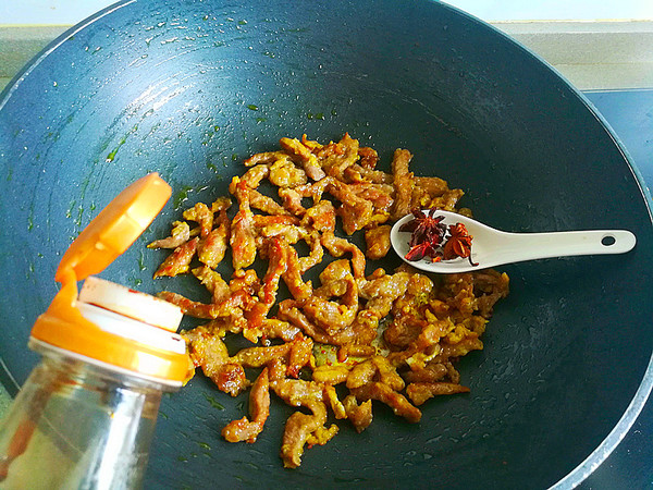 Green Pepper Shredded Beef recipe