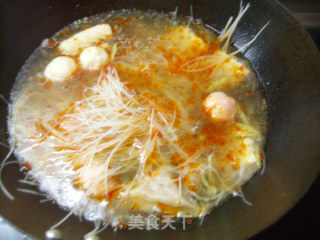 Spicy Fish Ball Rice Noodle recipe