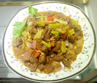 "xiang Flavor" Cumin Beef Diced recipe