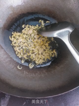 Healthy Vegetables: Leek and Shrimp Skin recipe