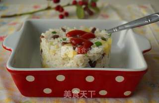 Potato Beef Fried Rice recipe