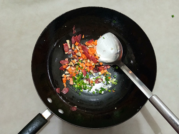 Fried Rice with Garlic Sausage recipe