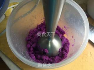 #柏翠大赛#osmanthus Purple Yam Tart recipe