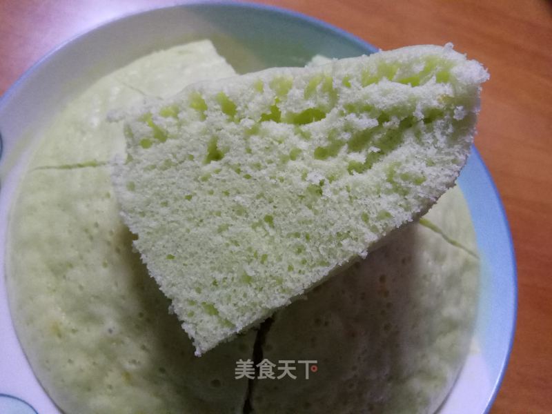 Pandan Flavor Steamed Cake recipe