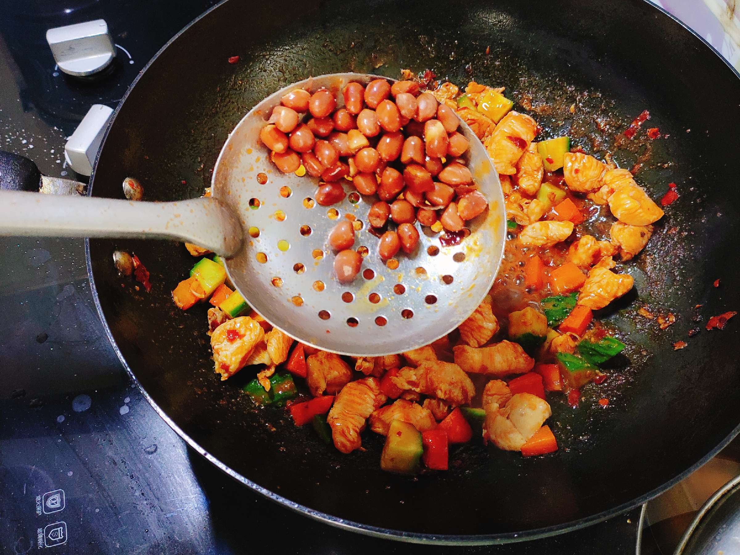 Red But Not Spicy Kung Pao Chicken recipe