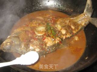 Braised Bream in Red Soybean Sauce recipe