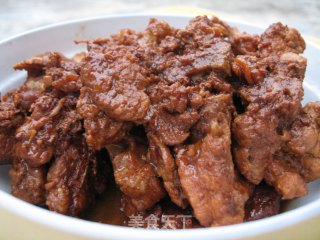 Pork Ribs in Red Oil Sauce recipe