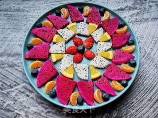 Fruit Plate: Colorful Rotating Windmill recipe