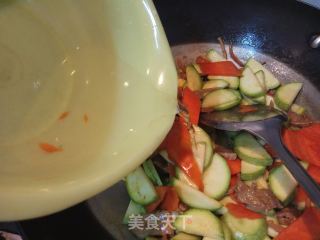 Stir-fried Jade Jade Melon with Sliced Squid recipe