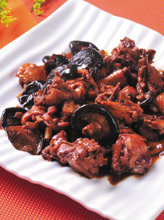 Stewed Chicken with Mushrooms recipe