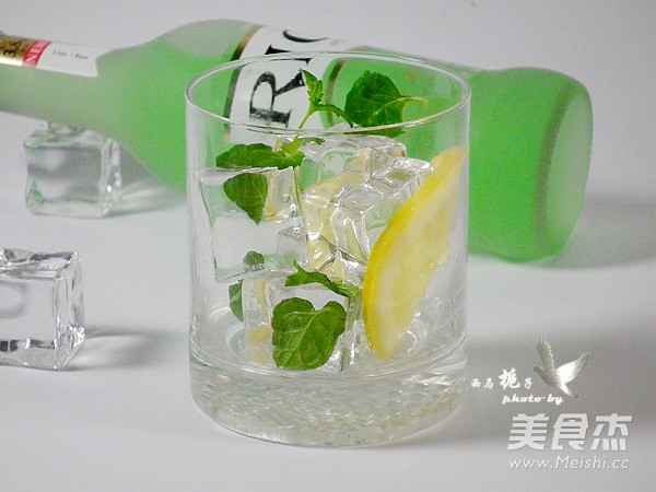 Lemon Mint Cocktail Drink recipe