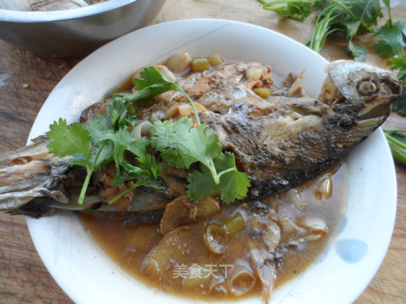 Stewed Flat Fish with Northeast Miso Sauce recipe