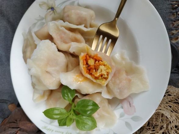 Carrot and Egg Dumplings recipe