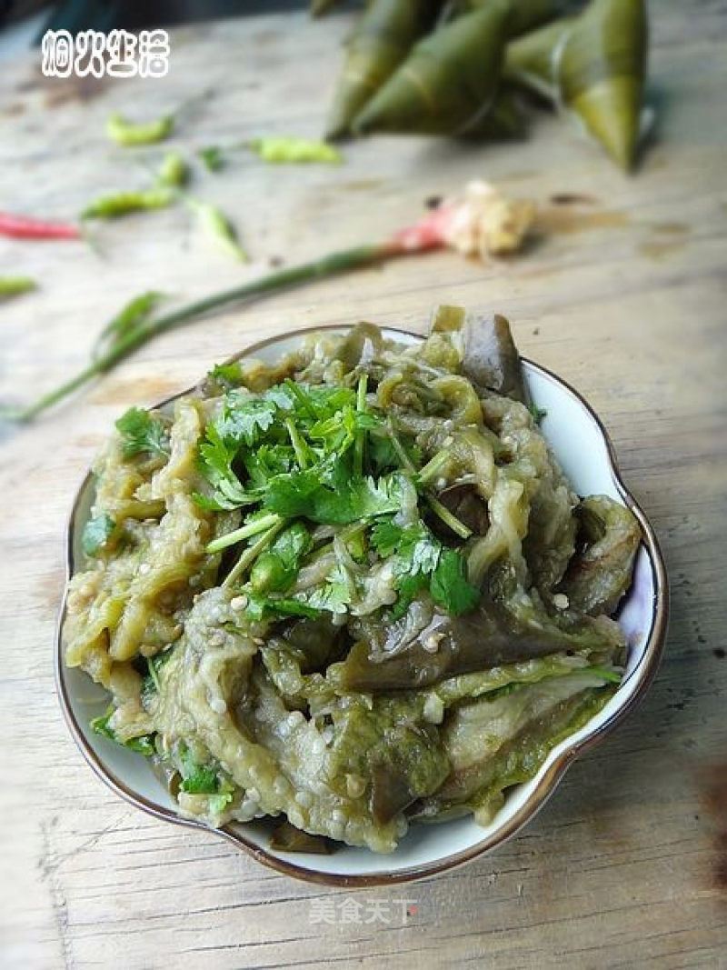 Eggplant with Garlic and Ginger recipe