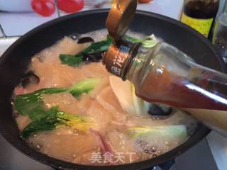 【jiangsu】three Fresh Soup with Pork Skin recipe