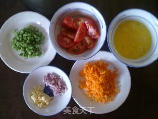 Tomato Carrot Egg Congee recipe