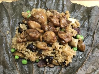 Lotus Leaf Glutinous Rice Chicken recipe