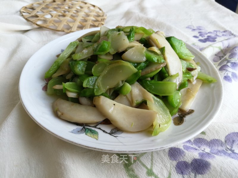 Fried Pleurotus Eryngii recipe