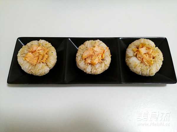 Curry Salmon Baked Sushi recipe