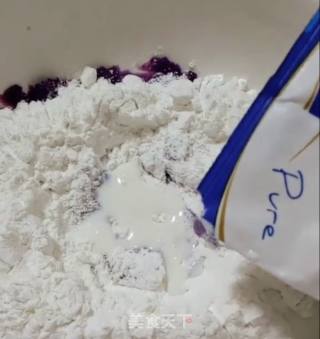 Purple Sweet Potato Mochi recipe